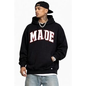 MADE Urban Apparel Black Unisex Hoodie‎ Size M